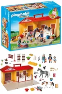 Klocki - Playmobil Country 71393 Przenośna stajnia konie - miniaturka - grafika 1