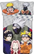 Pościel dla dzieci - Bawełniana pościel dziecięca jednoosobowa 140x200 cm Naruto "Grey" – Jerry Fabrics - miniaturka - grafika 1