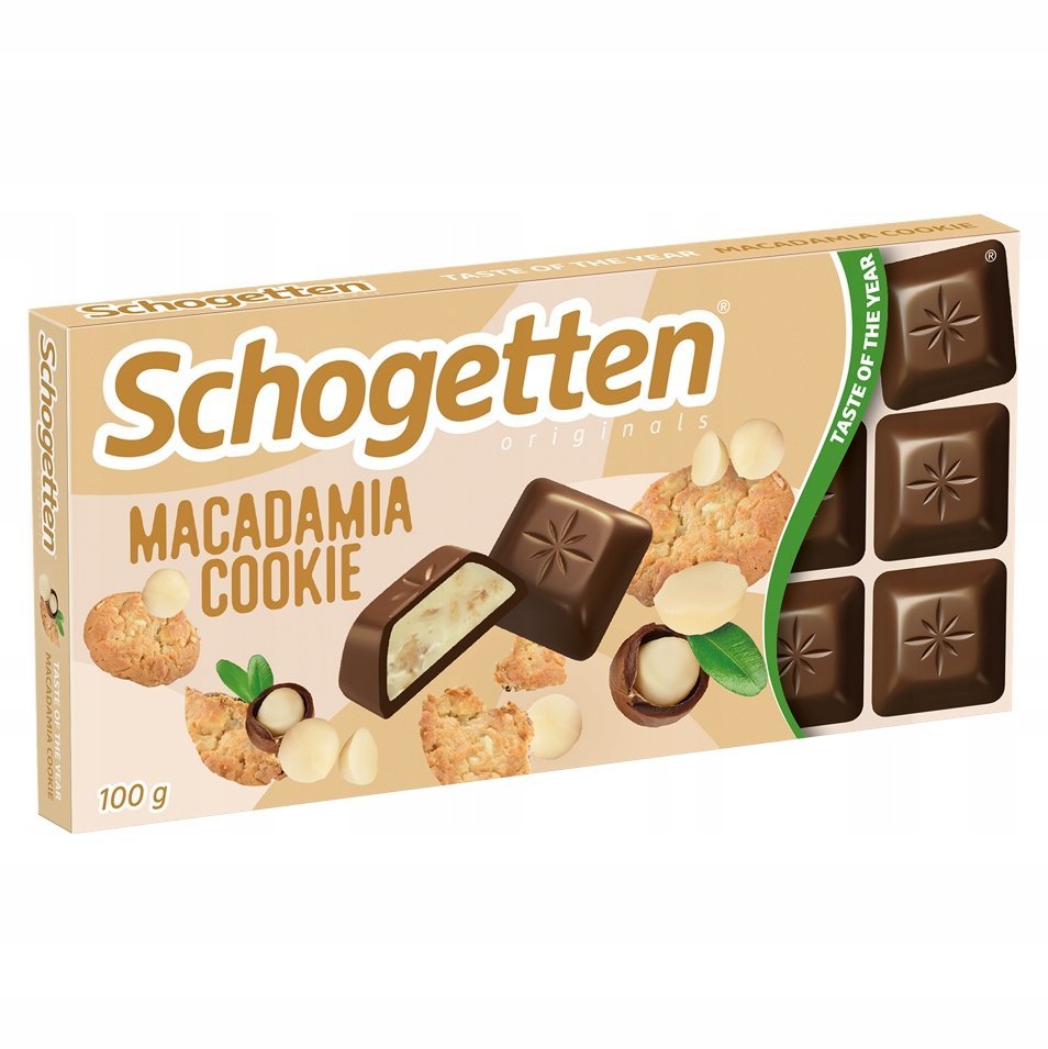 Schogetten Czekolada z kremem i ciasteczkami makadamia 100 g