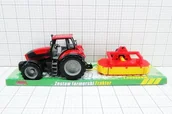 Samochody i pojazdy dla dzieci - Traktor z maszyn rolnicz pod kloszem  GAZELO - miniaturka - grafika 1