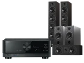 Kino domowe - Yamaha RX-V6A (czarny) + Diva 6 + 3 + 7 (czarny) - miniaturka - grafika 1