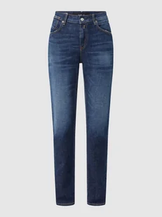 Jeansy o kroju slim boyfriend fit z dodatkiem streczu model ‘Marty’ - Spodnie damskie - miniaturka - grafika 1