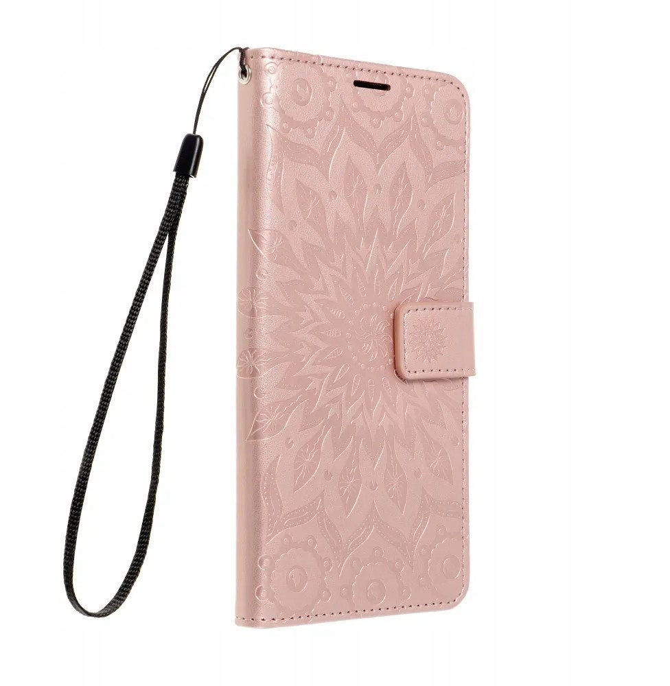 Kabura MEZZO Book do IPHONE 16e SE 4 2025 mandala złoty róż