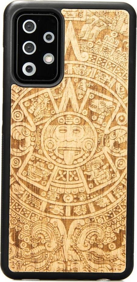 BeWood Drewniane Etui Samsung Galaxy A52/A52s 5G KALENDARZ AZTECKI ANIEGRE
