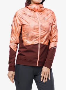 Kurtka softshell damska Ziener Nakima - pink stripe print - Kurtki damskie - miniaturka - grafika 1