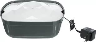 TRIXIE TRIXIE Polygon poidło automatyczne 2,5 l biało/szare 28 x 11 x 22 cm - Miski dla psów - miniaturka - grafika 1