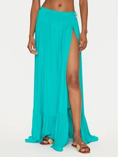 Guess Spódnica maxi E5GD05 WH3X2 Turkusowy Regular Fit - Spódnice - miniaturka - grafika 1