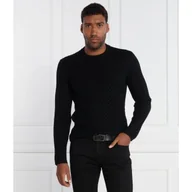 Swetry męskie - Emporio Armani Sweter | Regular Fit | z dodatkiem wełny - miniaturka - grafika 1