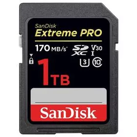 Karta pamięci SanDisk SDXC Extreme Pro 1TB UHS-I U3 (170R/90W) (SDSDXXY-1T00-GN4IN) - Karty pamięci - miniaturka - grafika 1