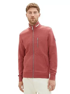 TOM TAILOR Bluza męska, 33764 - Burned Bordeaux Melange, 3XL - Bluzy męskie - miniaturka - grafika 1