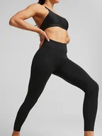 Spodnie sportowe damskie - Puma Legginsy sportowe "Studio" w kolorze czarnym - miniaturka - grafika 1