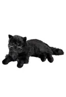Maskotki i pluszaki - Kot Perski leżący czarny 36cm - miniaturka - grafika 1