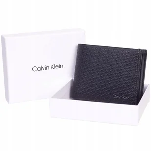 Calvin klein bezpieczny portfel męski 5cc czarny - Portfele - miniaturka - grafika 1