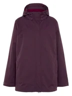 Kurtki i kamizelki sportowe damskie - Jack Wolfskin Kurtka funkcyjna 3w1 w kolorze bordowym - miniaturka - grafika 1