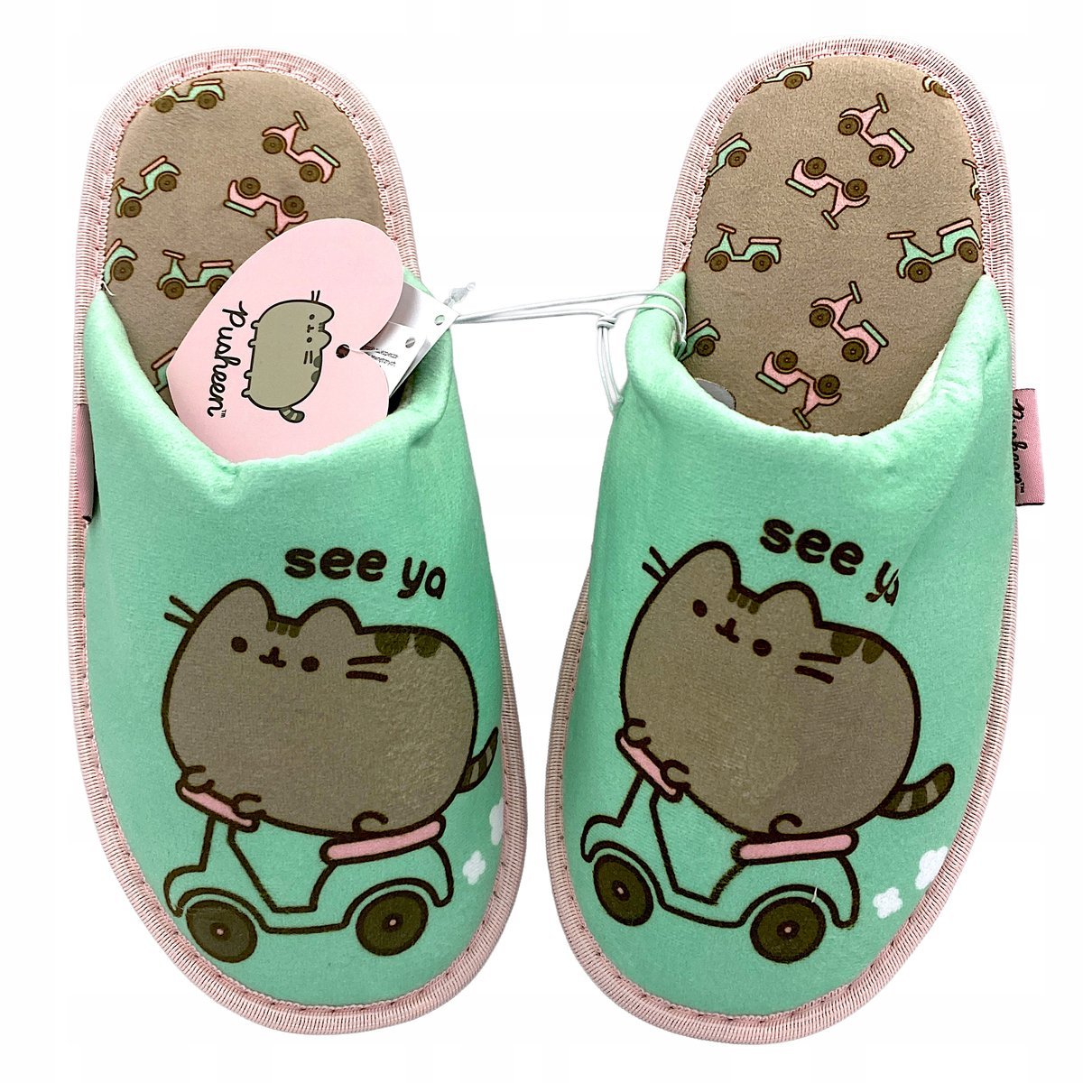 Pusheen Kapcie zielone rozmiar 39