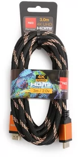Kabel HDMI-HDMI Opticum RED 4K UHD - 3m (v2.0) - Kable - miniaturka - grafika 2