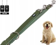 Smycze dla psów - Nobby NOBBY CLASSIC PRENO SMYCZ REG. S OLIWKA 200cm; 15/20mm - miniaturka - grafika 1