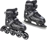 Rolki - Rolki Łyżwy 2w1 Croxer Optima Black 35-38 - miniaturka - grafika 1