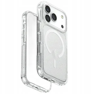 UNIQ LifePro Xtreme Case for iPhone 17 Pro Magclick Charging Clear/Glitter - Etui i futerały do telefonów - miniaturka - grafika 1