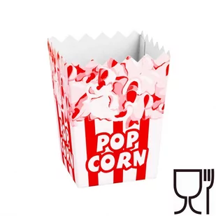 GSG24 Pudełko kartonik na PopCorn 7x11.5x9cm MAŁY 0.5L 100szt 1008904 - Akcesoria gastronomiczne - miniaturka - grafika 1