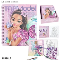 Przybory szkolne - KOLOROWANKA Z APLIKACJĄ MOTYL TOPMODEL FAIRY LOVE - miniaturka - grafika 1