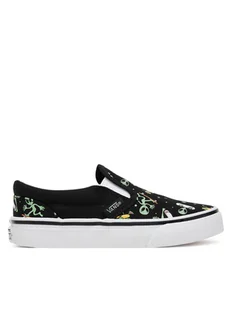 Vans Tenisówki Classic Slip-On VN000D0JYJ71 Czarny - Buty dla chłopców - miniaturka - grafika 1