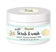 Peelingi i scruby do twarzy - Nacomi Scrub & Wash Piankowy Peeling Kokos-banan 180ml NACO-3559 - miniaturka - grafika 1