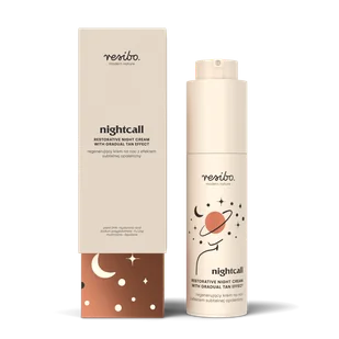 Resibo Nightcall Regenerujący krem na noc z efektem subtelnej opalenizny 50ml - Kremy do twarzy - miniaturka - grafika 1