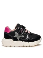 Buty dla dziewczynek - Geox Sneakersy B Flexyper Mini B566NB 054AS C0922 M Czarny - miniaturka - grafika 1