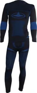 Bielizna sportowa męska - Viking zestaw bielizny termoaktywnej Dante czarno-niebieski r. M 5001717 - miniaturka - grafika 1