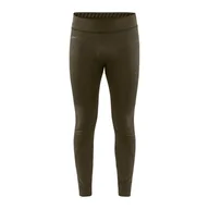 Bielizna sportowa męska - Męskie Legginsy termoaktywne CRAFT CORE DRY ACTIVE COMFORT PANT M 1911159-680000 – Oliwkowy - miniaturka - grafika 1