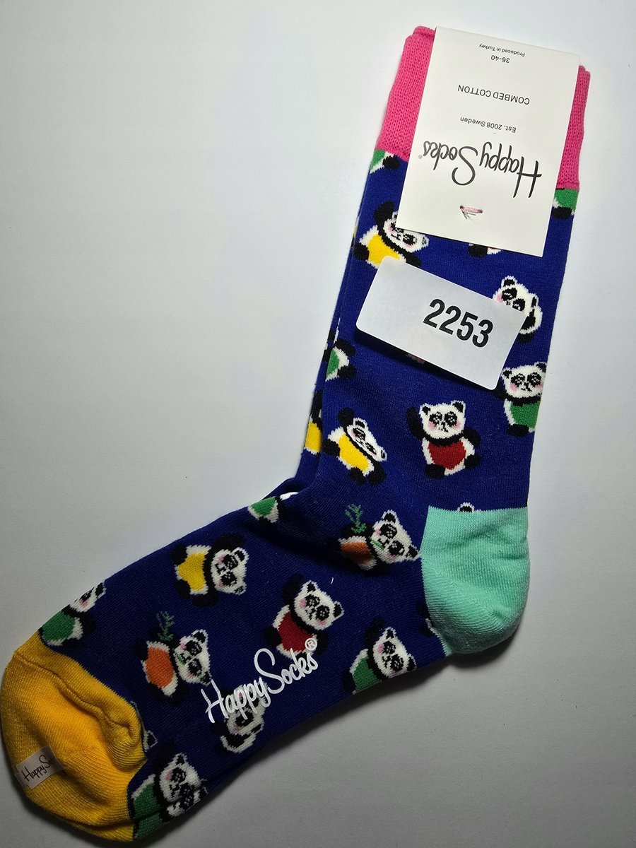 Kolorowe skarpety Happy Socks unisex rozmiar 36-40 (2253)