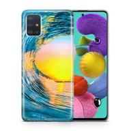 Etui i futerały do telefonów - Etui na telefon komórkowy Pokrowiec ochronny na Samsung Galaxy A5 (2017) Etui Pokrowiec Torba Zderzak TPU, Model: Samsung Galaxy A5 (2017), Wybierz motyw: Wave - miniaturka - grafika 1