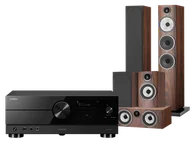 Kino domowe - Yamaha RX-A2A (czarny) + 704 S3 + 707 S3 + HTM72 S3 (mokka) - miniaturka - grafika 1