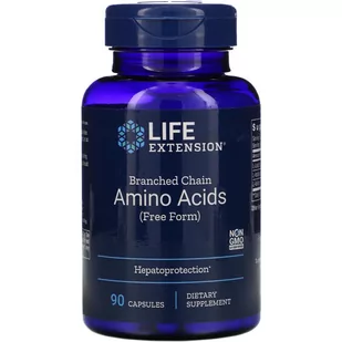 Life Extension Branched Chain Amino Acids (BCAA) (90 kaps.) - Suplementy naturalne - miniaturka - grafika 1