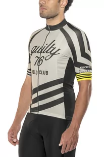 guilty 76 racing Velo Club Pro Race Koszulka rowerowa z zamkiem błyskawicznym Mężczyźni, szary XXL 2022 Koszulki kolarskie - Koszulki rowerowe - miniaturka - grafika 1