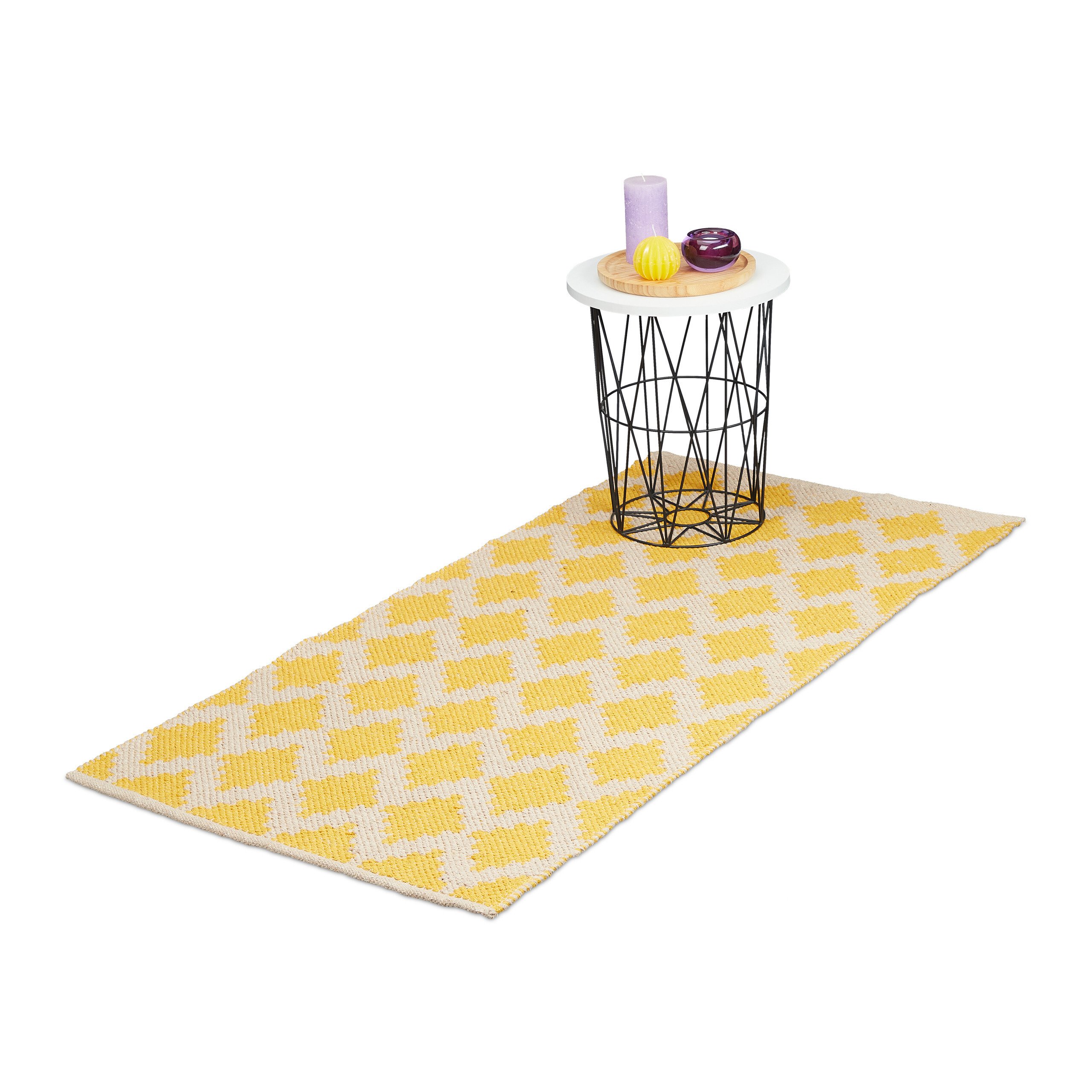 bieżnik bawełniany relaxdays 70 x 140 cm