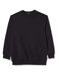 JACK&JONES PLUS Męska bluza JPRBLAKAM CLEAN Sweat Crew Neck PS, czarna, 3XL - Bluzy męskie - miniaturka - grafika 1