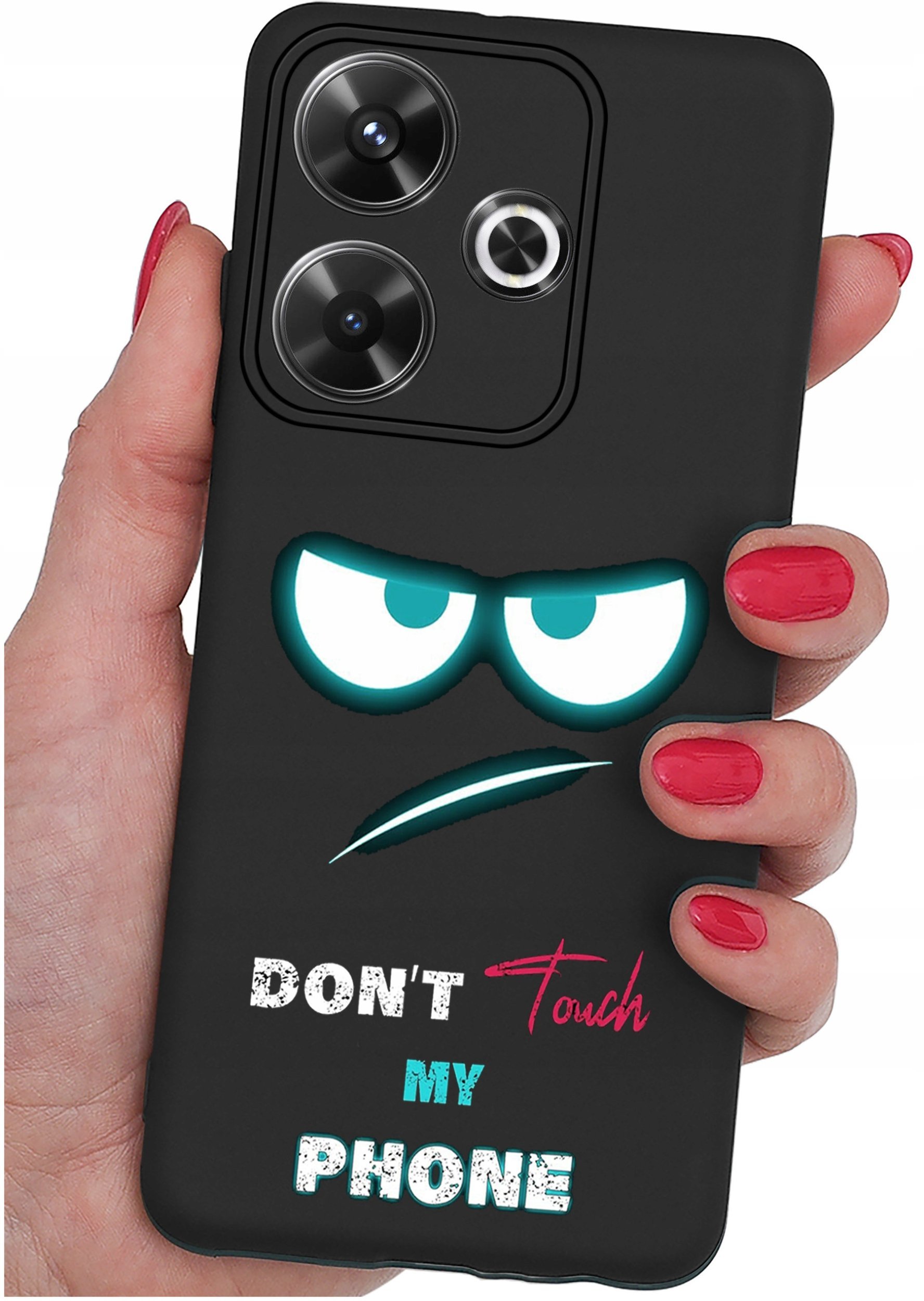 Etui do Xiaomi Redmi 13 4G WZORYSILIKONOWE MATT CASE + SZKŁO 9H