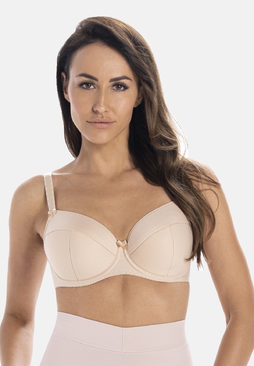 Gładki usztywniany biustonosz z fiszbinami Rimma, Teyli