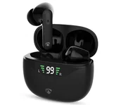 Słuchawki - Nedis HPBT2450BK czarne - miniaturka - grafika 1