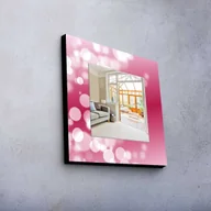 Lusterka do makijażu - CM WAL lity ma-062 ozdobnych lustro, lustro, kolorowa, 50 x 50 755MER1262 - miniaturka - grafika 1