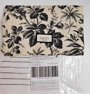 Gucci Gucci, Bloom, Flap Pouch, GWP Textile Pouch For Women - Kosmetyczki, organizery i kuferki - miniaturka - grafika 1