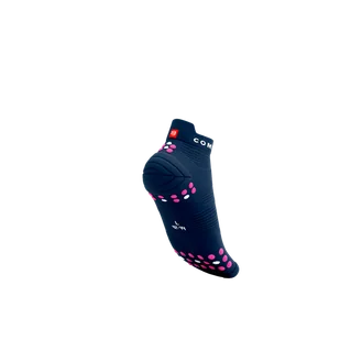 COMPRESSPORT Skarpetki do biegania krótkie ProRacing Socks V4 mood indigo/magenta - Skarpetki sportowe męskie - miniaturka - grafika 8