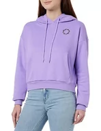 Bluzy damskie - blonda Damska bluza z kapturem 12620049-BL01, jasnofioletowa, M, jasnoliliowy, M - miniaturka - grafika 1