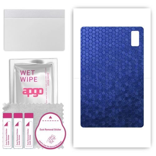 folia naklejka skórka strukturalna na TYŁ do HTC A101 - Plaster Miodu Niebieski - apgo SKINS