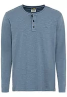 Koszulki męskie - camel active Męski 409675/1T05 T-shirt męski, niebieski (Stone Blue), S, Stone Blue, S - miniaturka - grafika 1