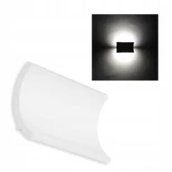 Lampy ogrodowe - Lampa Zewnętrzna LED 12W Biała Góra Dół Elewacyjna Barwa 4000K - Ip44 - miniaturka - grafika 1