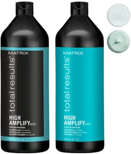 Matrix Total Results High Amplify - zestaw zwiększający objętość włosów, szampon 1000ml i odżywka 1000ml 55/zestaw - Zestawy kosmetyków damskich - miniaturka - grafika 1