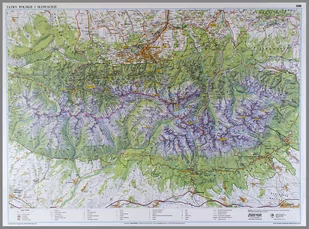 EkoGraf, Tatry polskie i słowackie mapa ścienna na podkładzie do wpinania - pinboard, 1:35 000 - Mapy i plansze edukacyjne - miniaturka - grafika 1